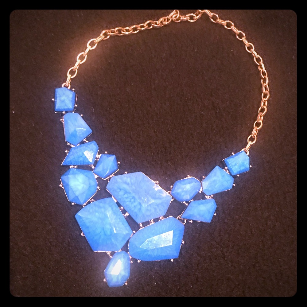 Royal Blue Statement Necklace